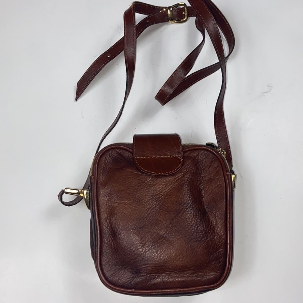 VTG,MADE IN ITALY CROSSBODY LEATHER MINI BAG - Picture 2 of 16